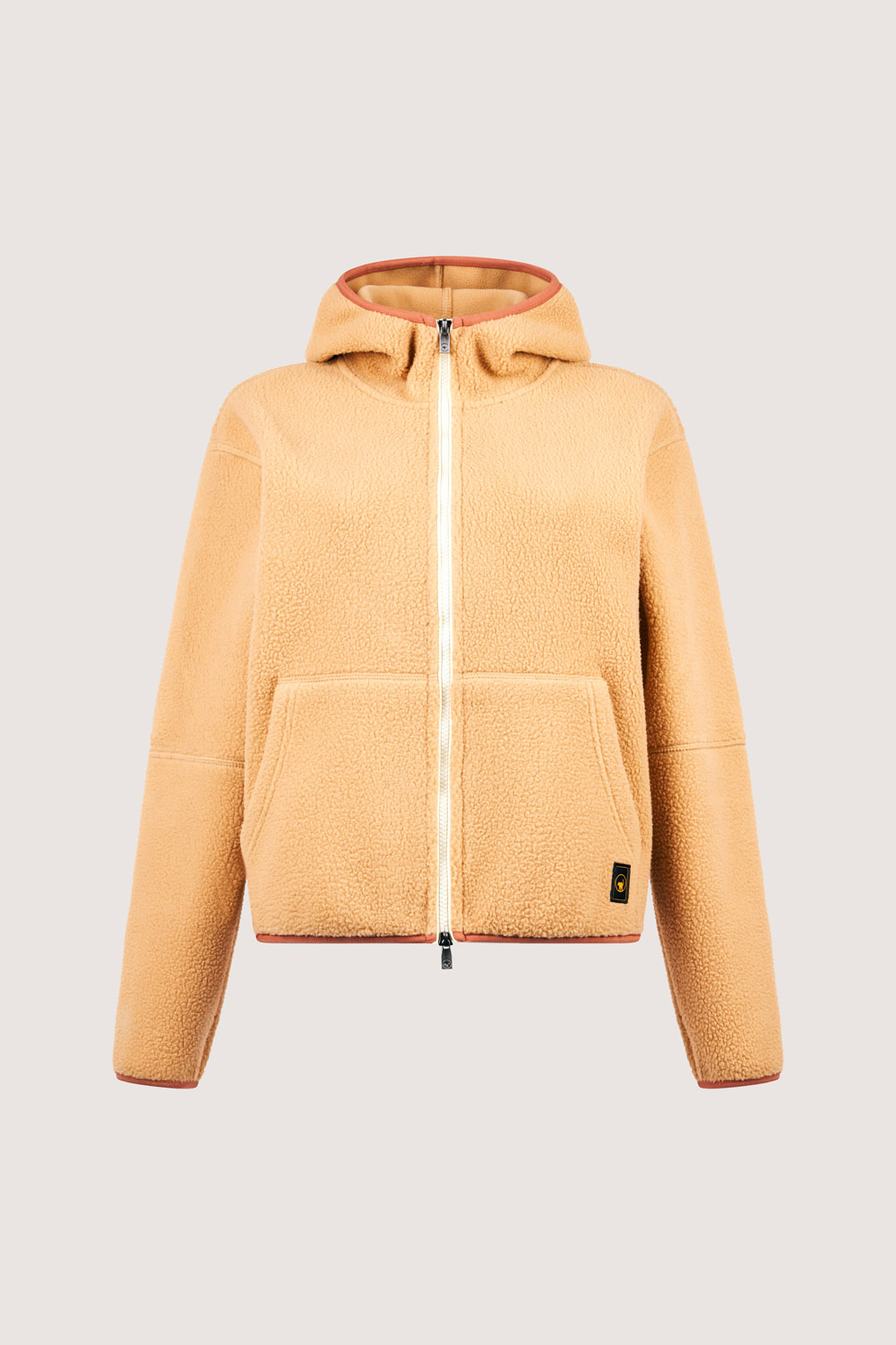 ciesse-outdoor-alix-damen-teddyjacke-beige-full-zip-fleece image 3
