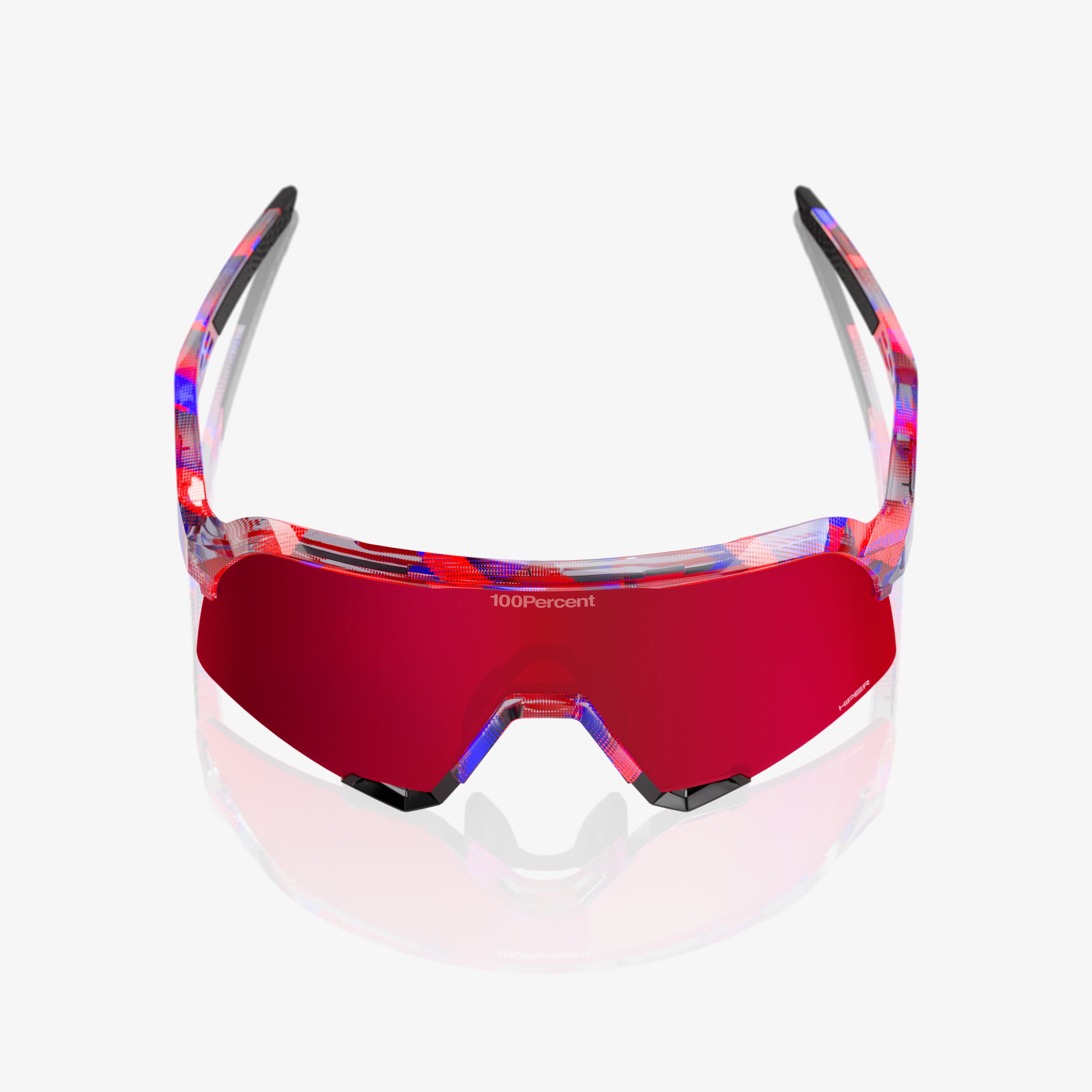 100-s3-le-fdj-sonnenbrille-translucent-red-hiper-fire-red image 4