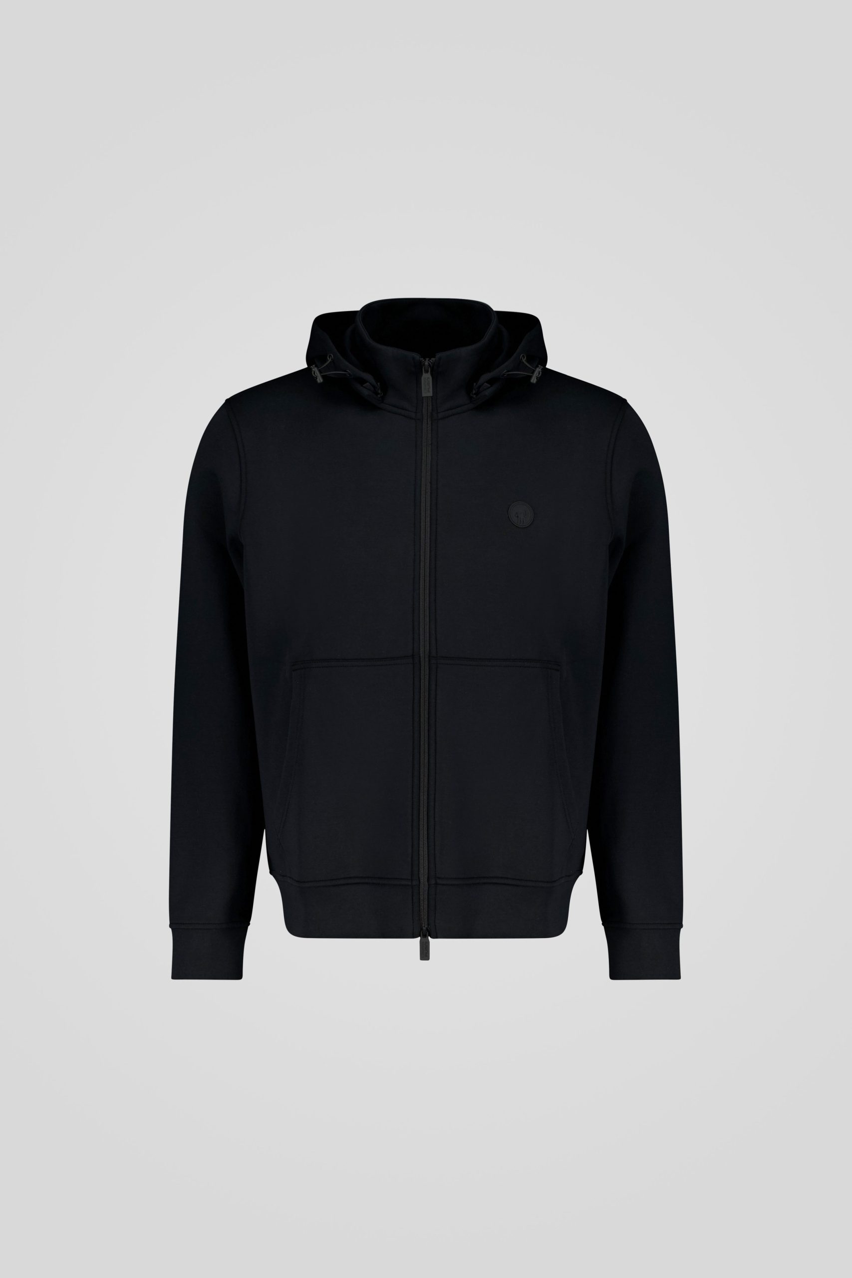 ciesse-outdoor-hoodie-schwarz-kapuze-abnehmbar-unisex-zip image 5