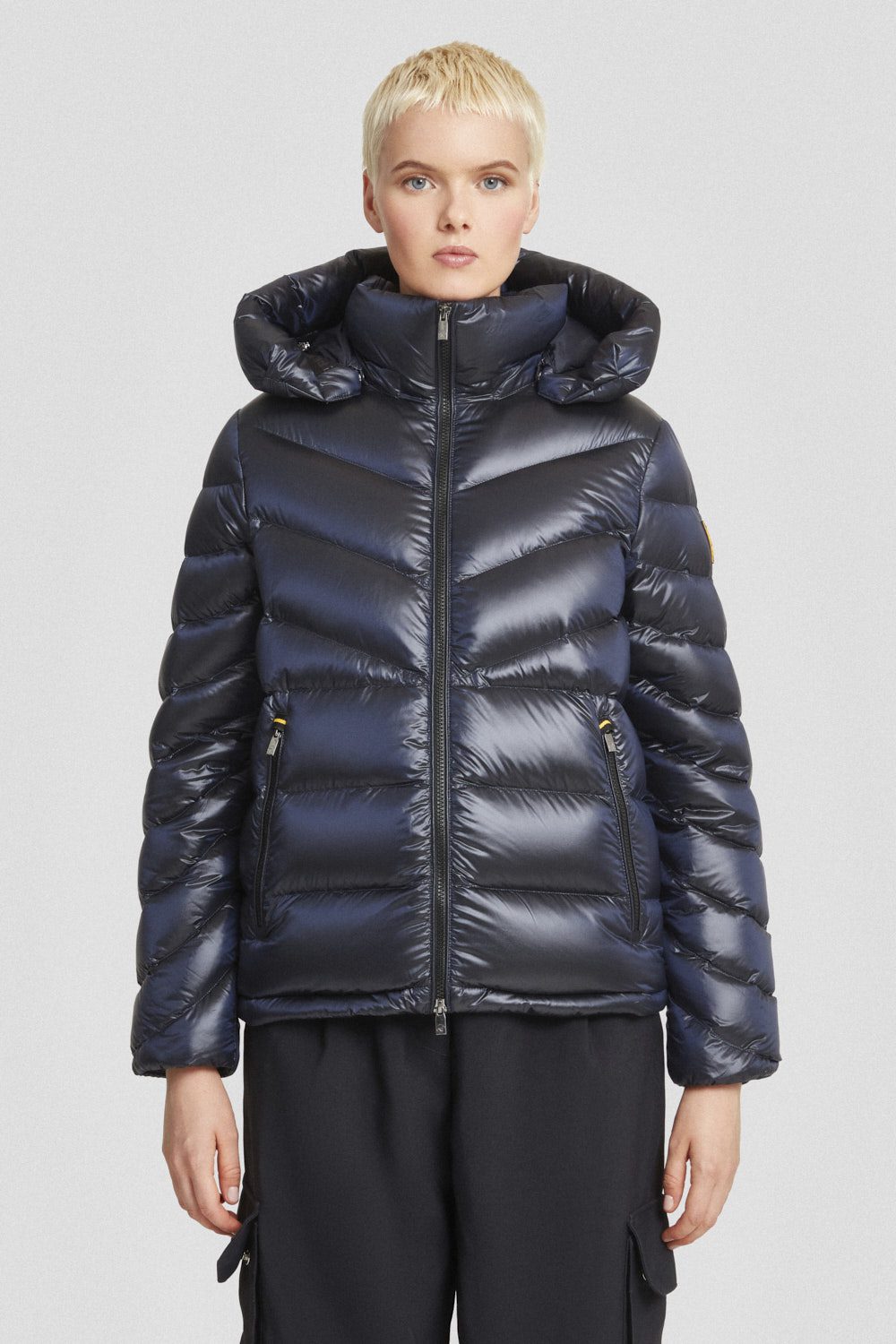 ciesse-outdoor-daunenjacke-blau-kurz-abnehmbare-kapuze image 2