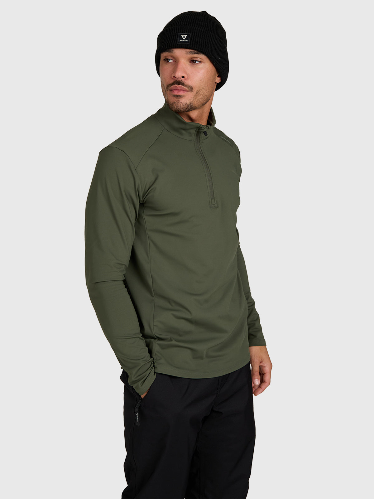 brunotti-mano-herren-snow-fleece-deep-green-polyester image 4