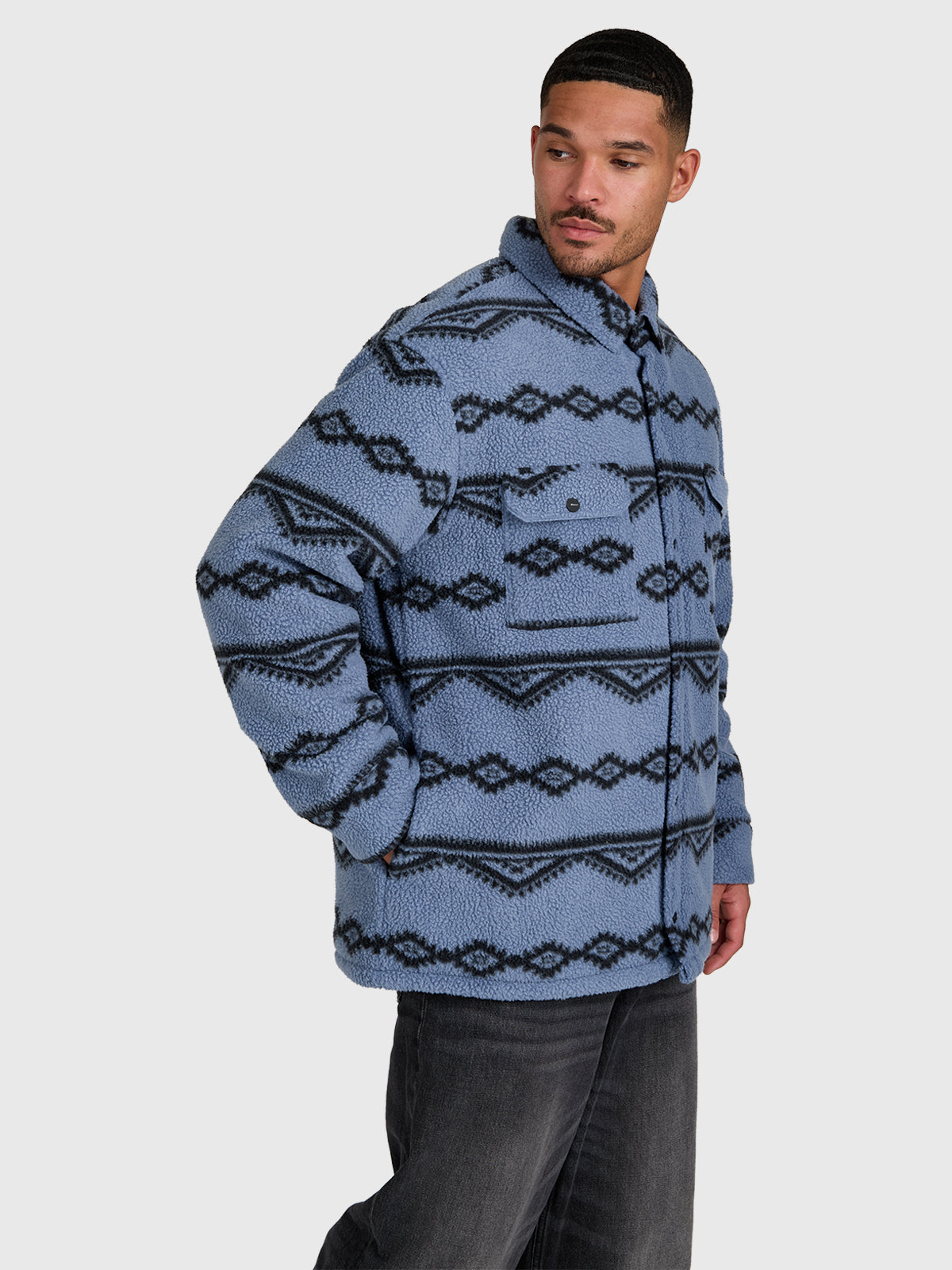 brunotti-kevionnet-fleecejacke-flint-stone-herren-loose-fit image 3