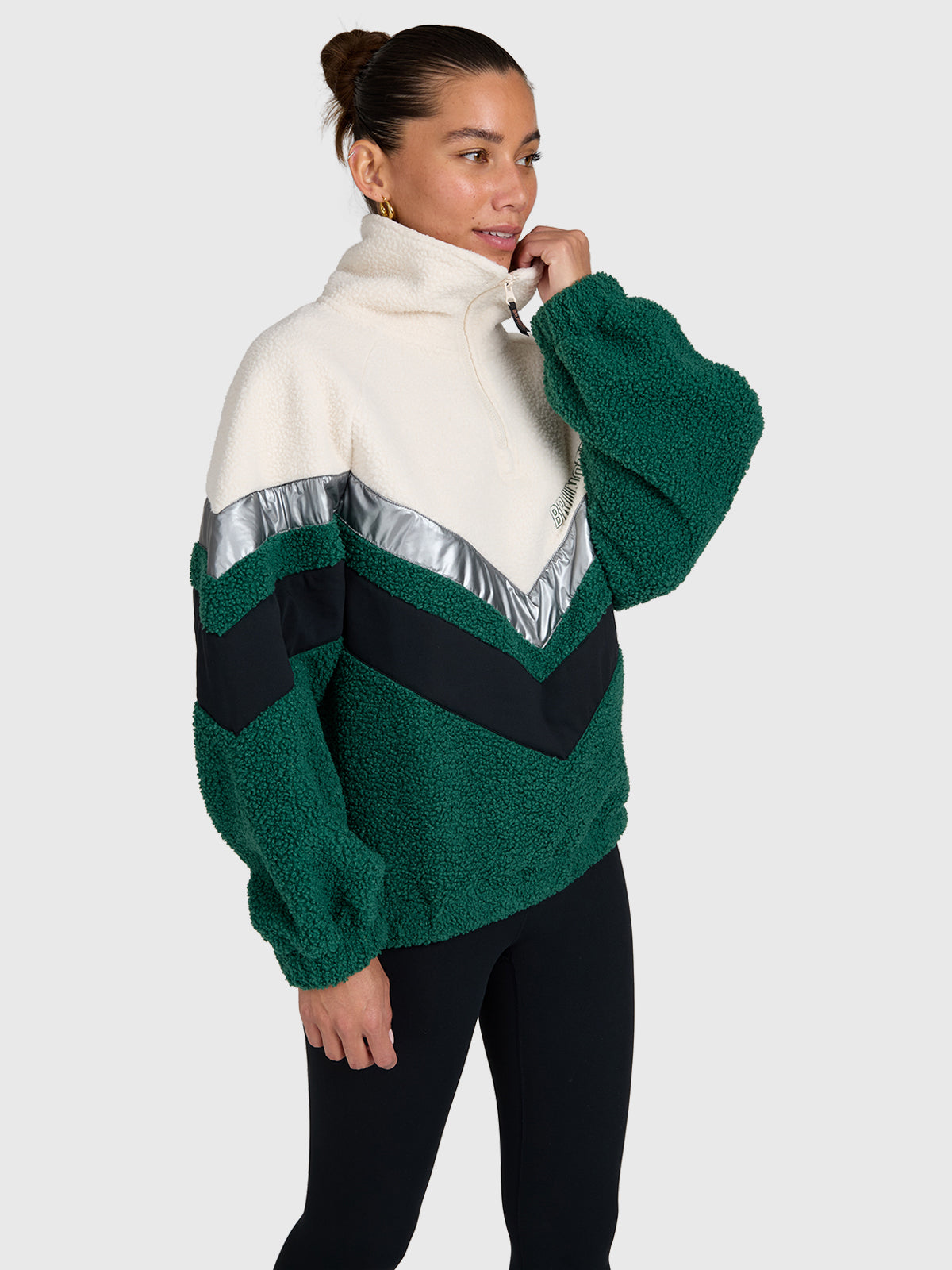 brunotti-sandrea-damen-fleece-hunter-green-polyester image 4
