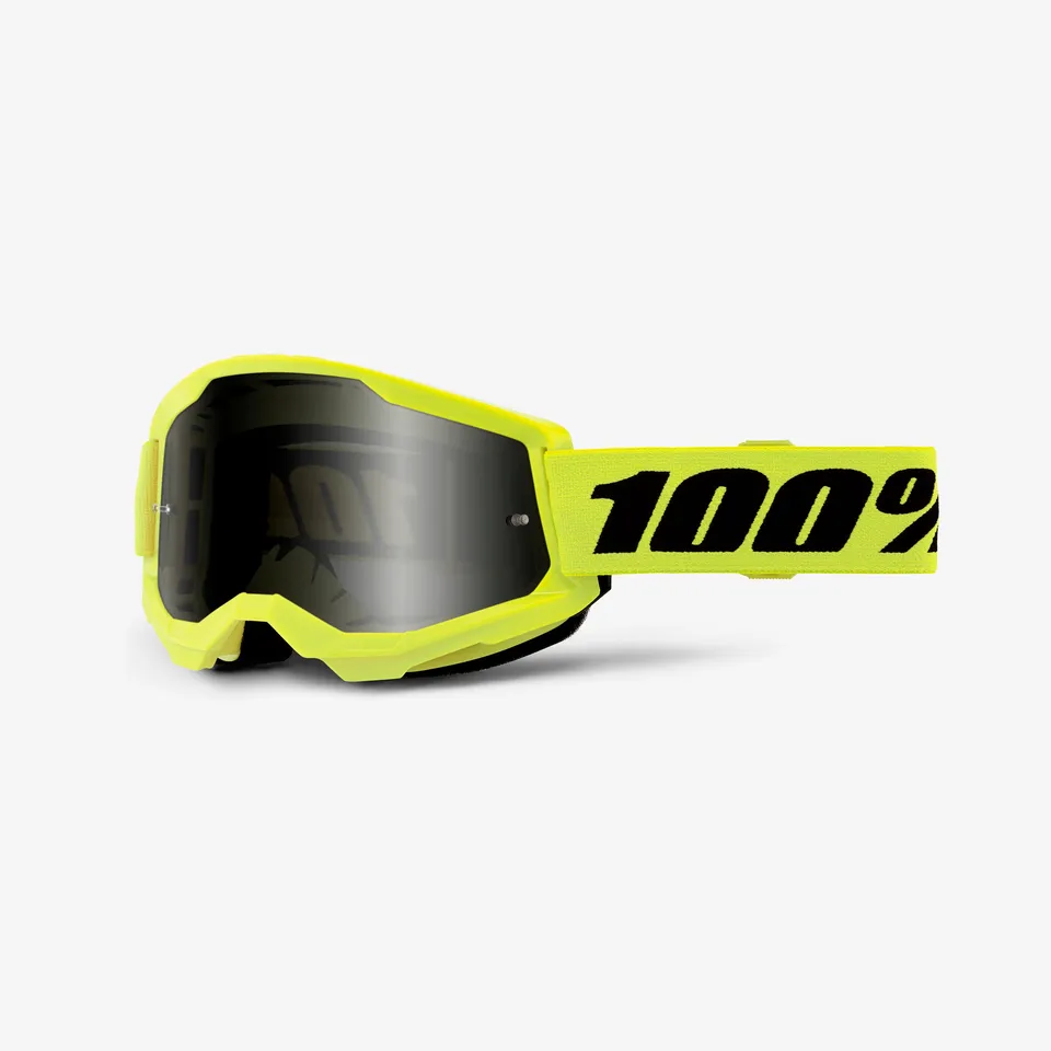 100-strata-2-sand-goggle-neon-yellow-smoke-lens image 1