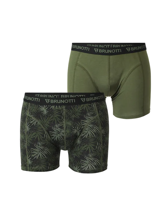 brunotti-mees-herren-boxershorts-gr-n-2er-pack-baumwolle image 1