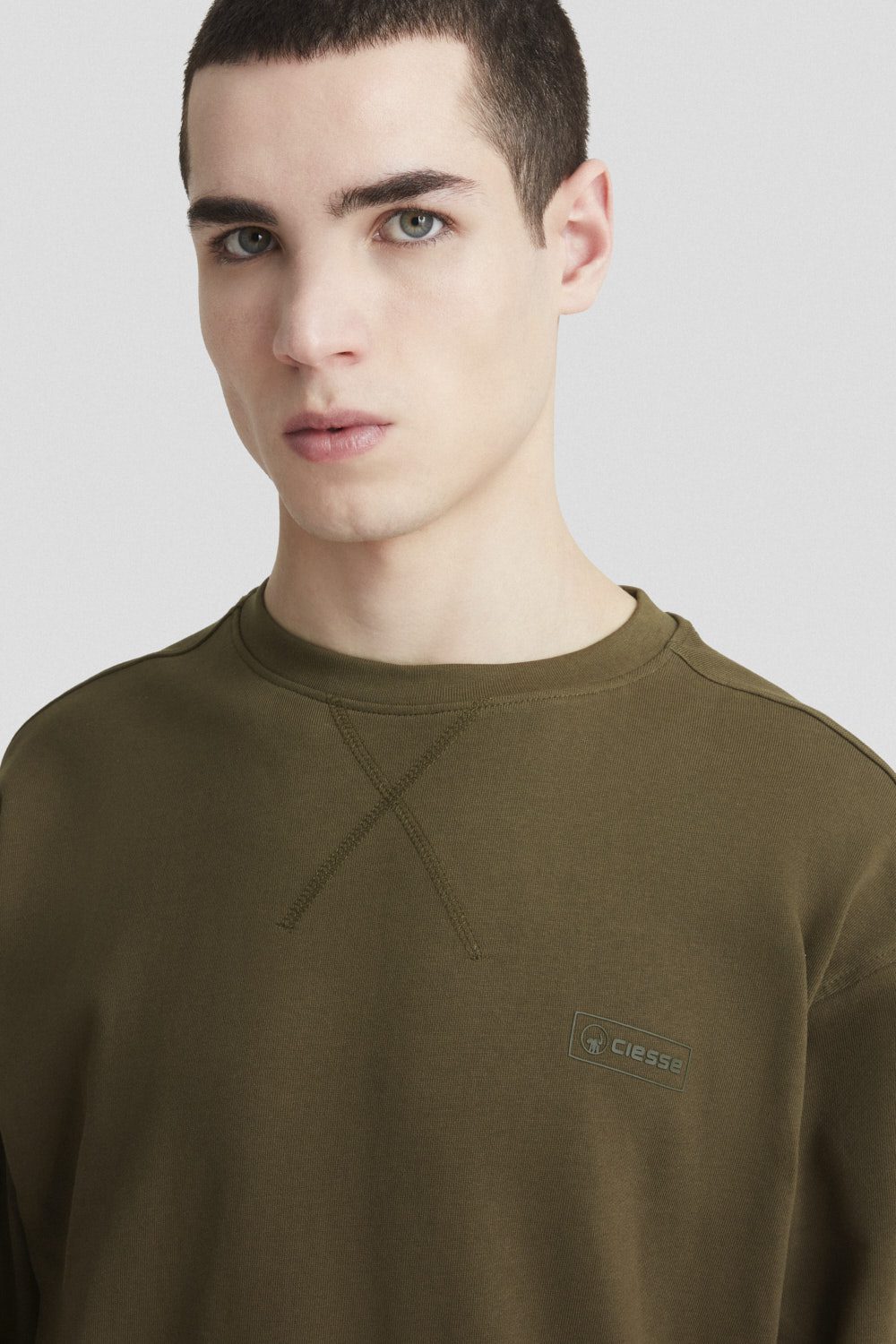 ciesse-outdoor-sweatshirt-gr-n-rundhals-aus-baumwolle image 3