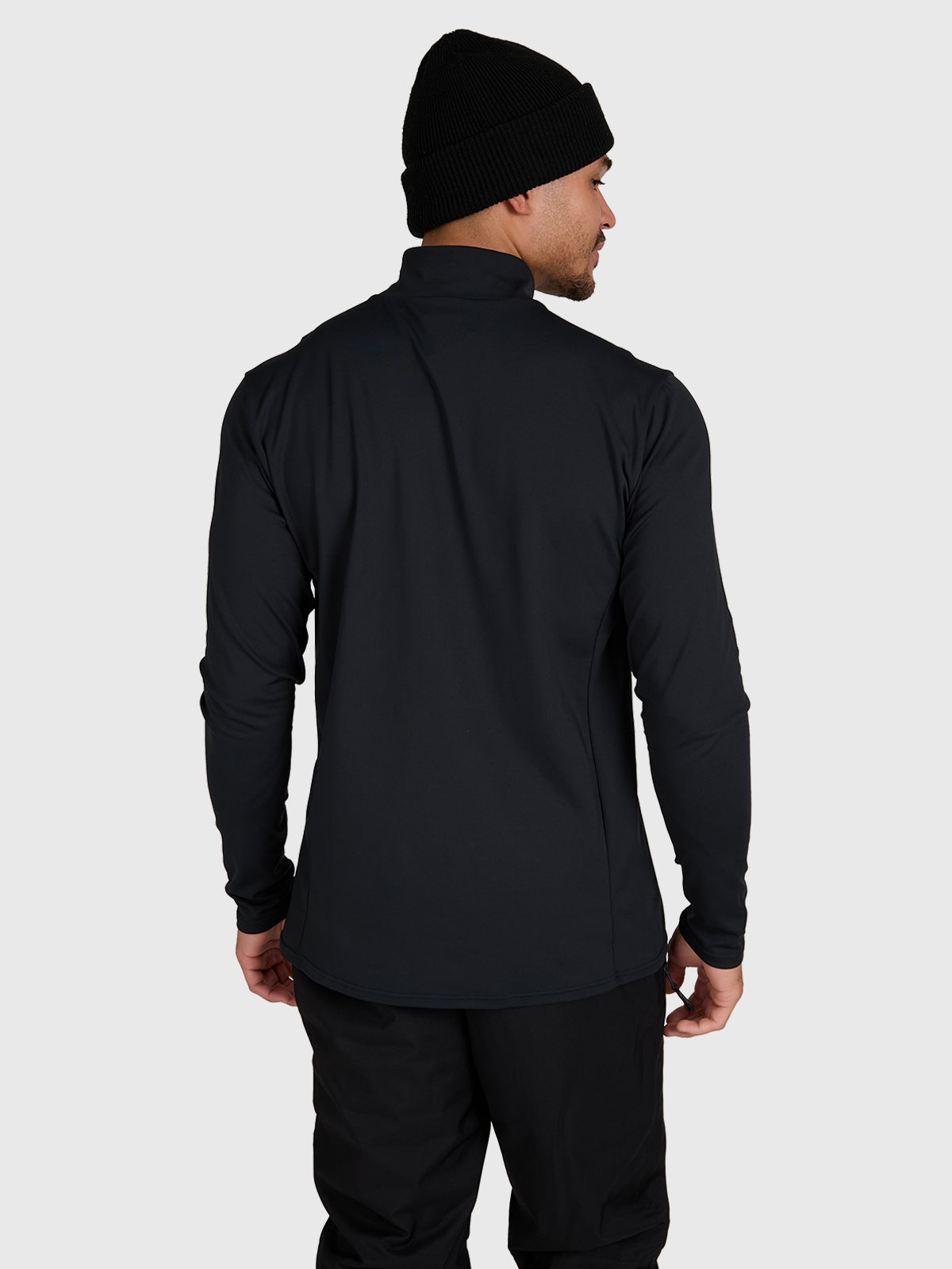 brunotti-mano-zip-snow-fleece-fleecejacke-herren-schwarz image 2