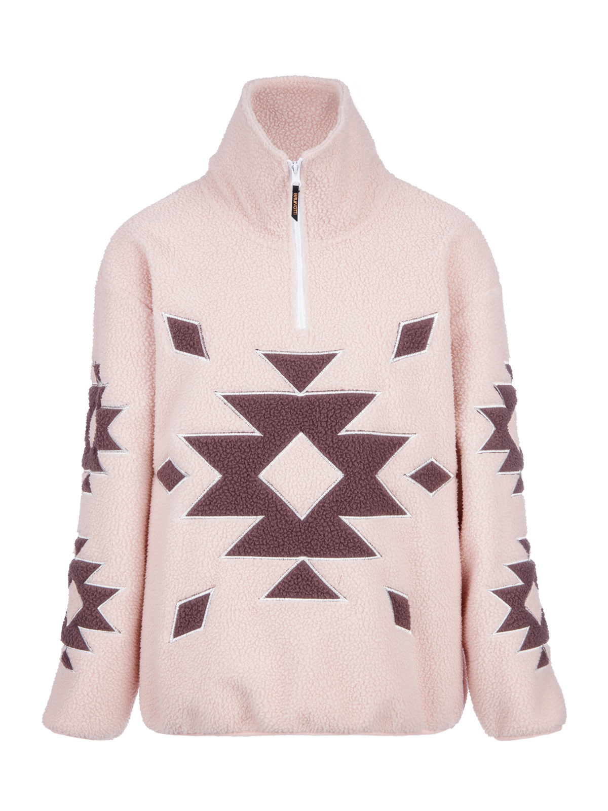 brunotti-charley-damen-urban-fleece-sepia-rose-polyester image 7