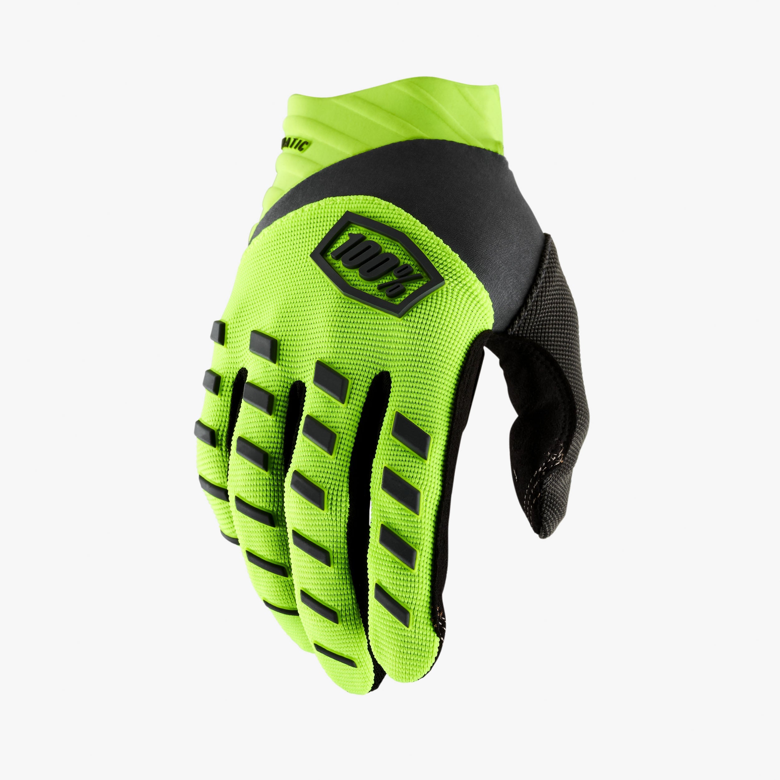 100-airmatic-youth-handschuhe-fluo-yellow-black-moto image 1