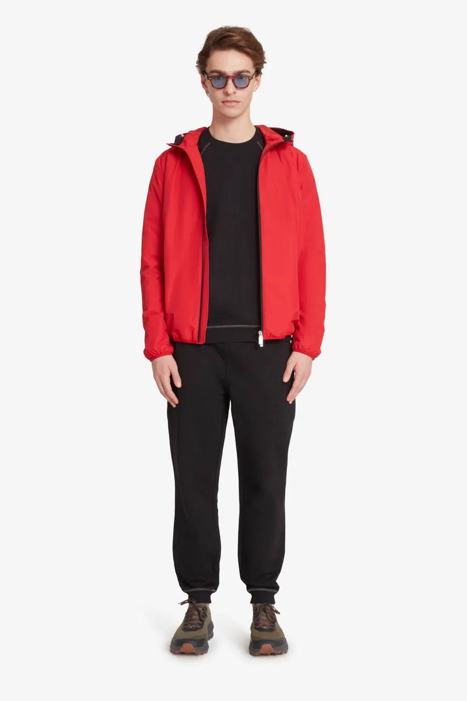 ciesse-outdoor-casper-bergangsjacke-herren-rot-kapuze image 1