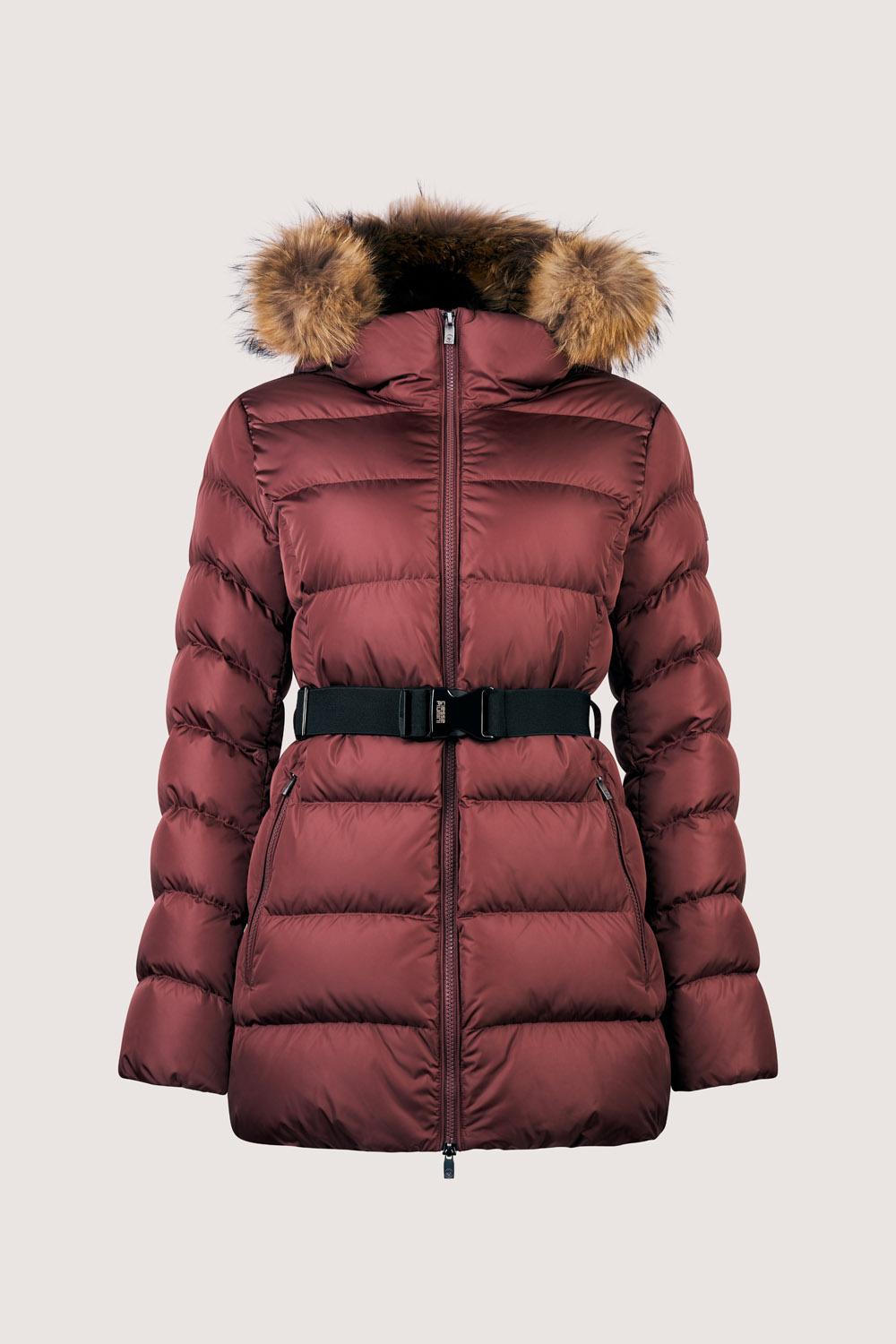 ciesse-rosalia-real-fur-winterjacke-bordeaux-damen image 3