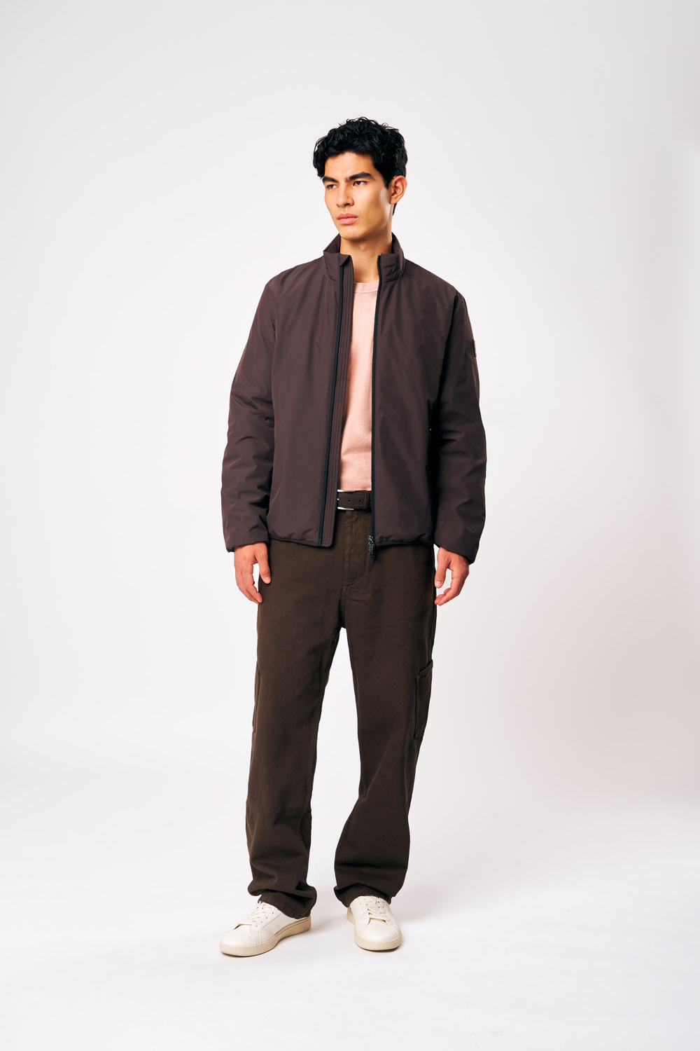 ciesse-outdoor-titano-bikerjacke-herren-braun-wattiert-dwr image 1