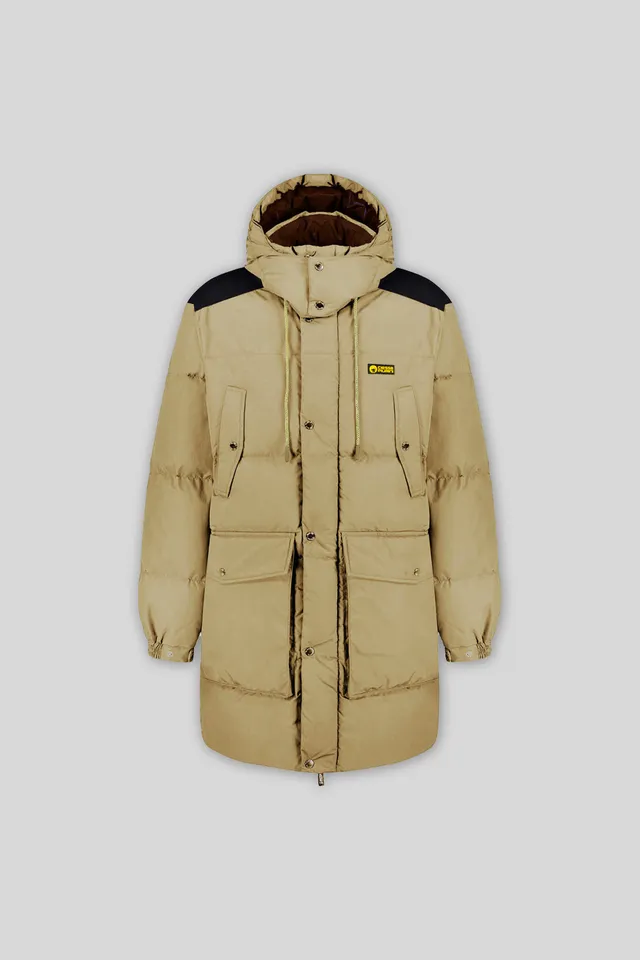 ciesse-outdoor-canada-daunenmantel-beige-lang-unisex image 1