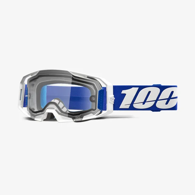 100-armatic-enduro-moto-goggle-blue-clear image 1
