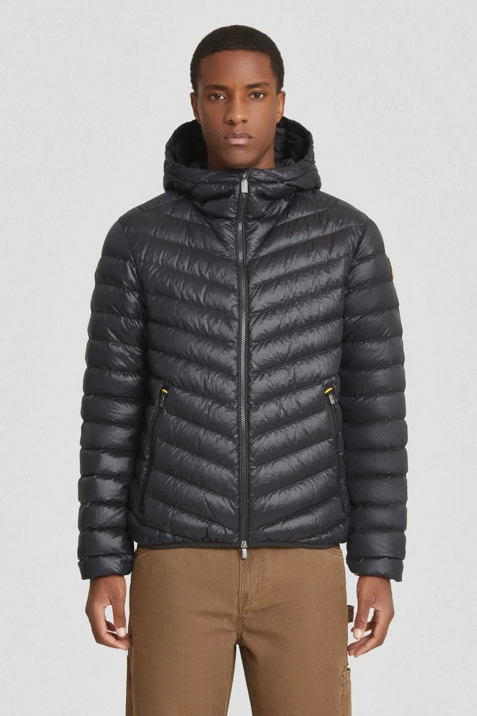 ciesse-outdoor-piumini-daunenjacke-schwarz-800fp-mit-kapuze image 1