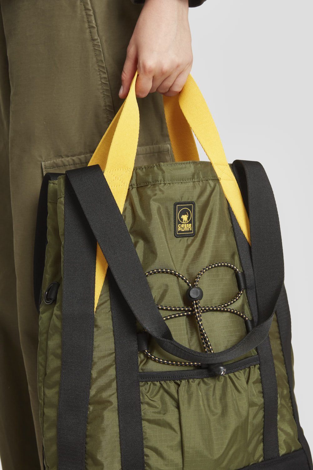 ciesse-outdoor-tote-bag-shopper-gr-n-laptopfach-henkel image 5