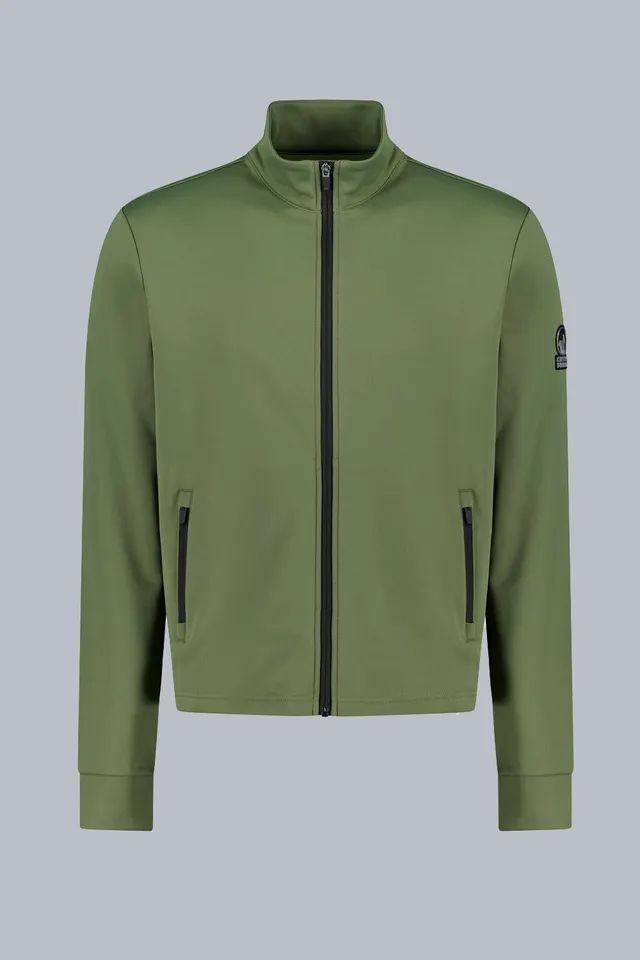ciesse-outdoor-florian-fleecejacke-oliv-full-zip-midlayer image 1