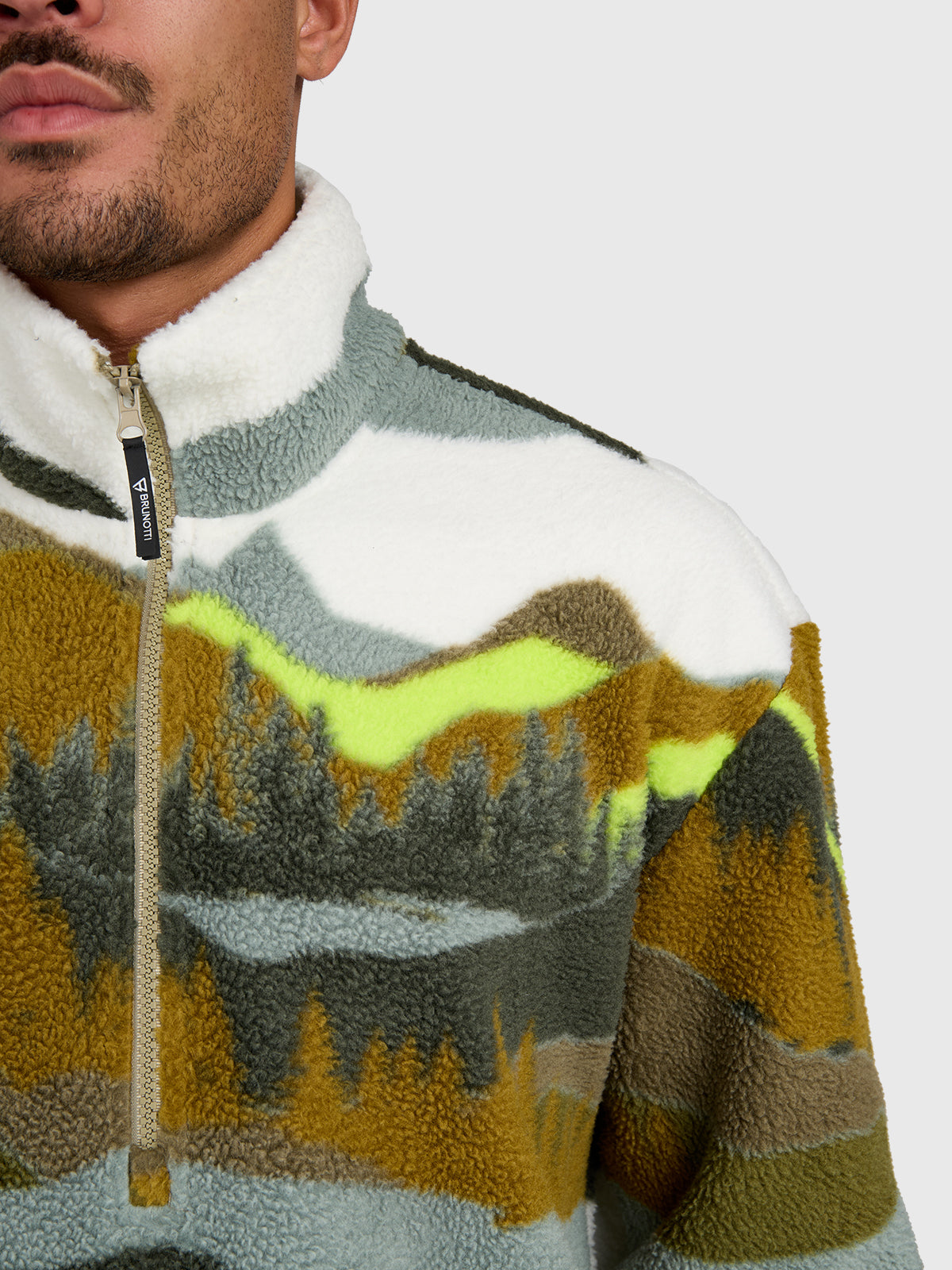 brunotti-reggio-herren-fleece-dusky-green-locker image 6
