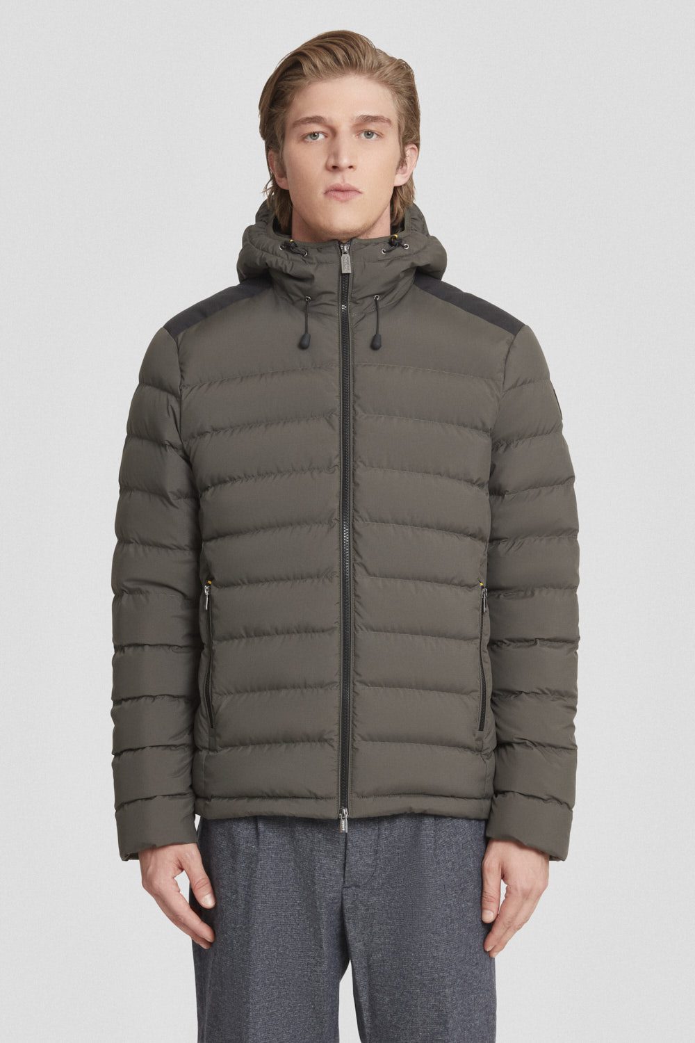 ciesse-outdoor-daunenjacke-kurz-militarygr-n-kapuze-dwr image 1