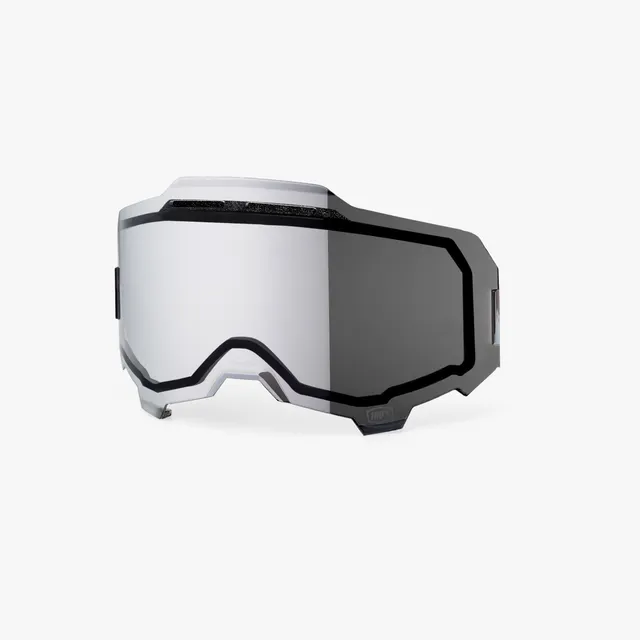 100percent-armega-injected-dual-pane-ersatzlinse-mirror-silver-flash image 1