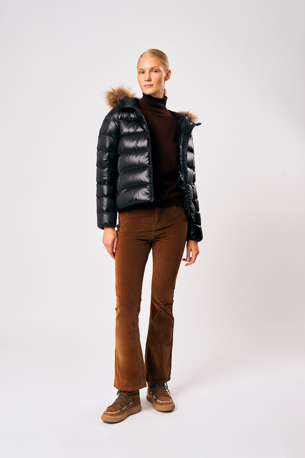 ciesse-lia-real-fur-winterjacke-damen-schwarz-pelz image 2