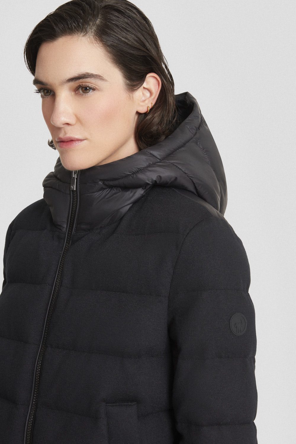 ciesse-outdoor-giacche-leggere-jacke-schwarz-kapuze-nylon image 3