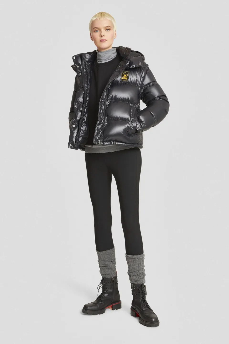 ciesse-outdoor-piumini-daunenjacke-schwarz-kapuze-rmel-abnehmbar image 1