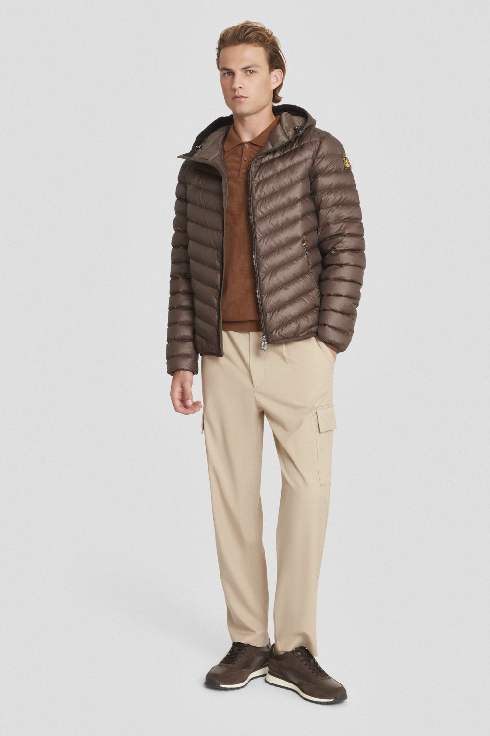ciesse-outdoor-piumini-daunenjacke-braun-800fp-kapuze image 1