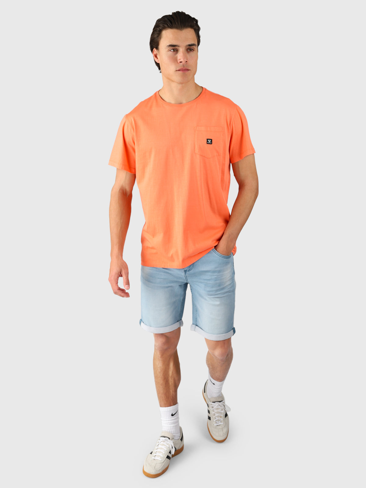 brunotti-axle-t-shirt-herren-melon-bio-baumwolle image 5