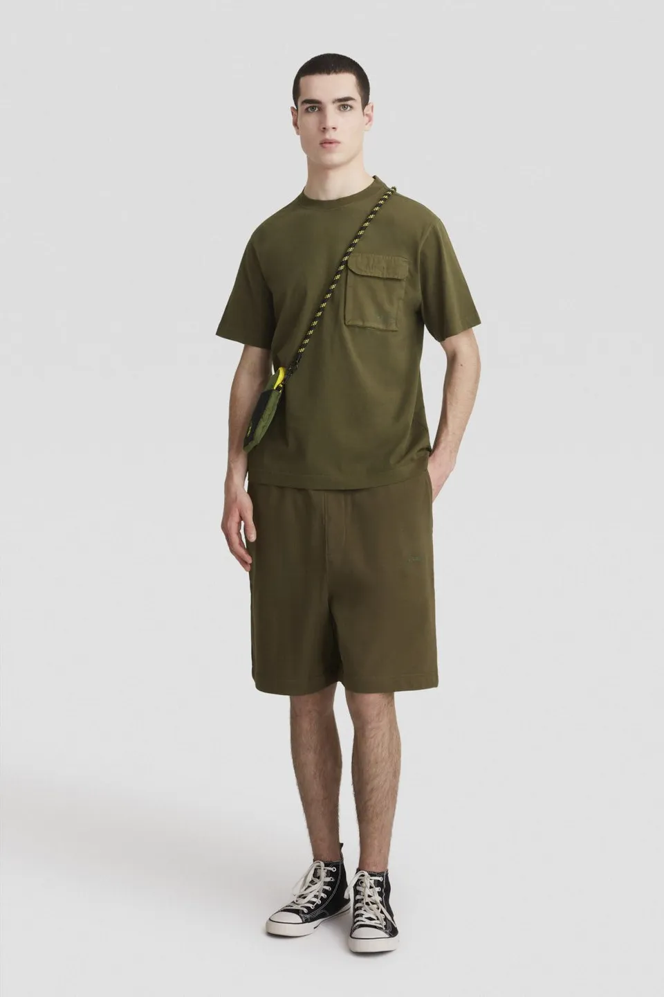 ciesse-outdoor-pantaloni-shorts-baumwolle-gr-n-kordelzug image 1