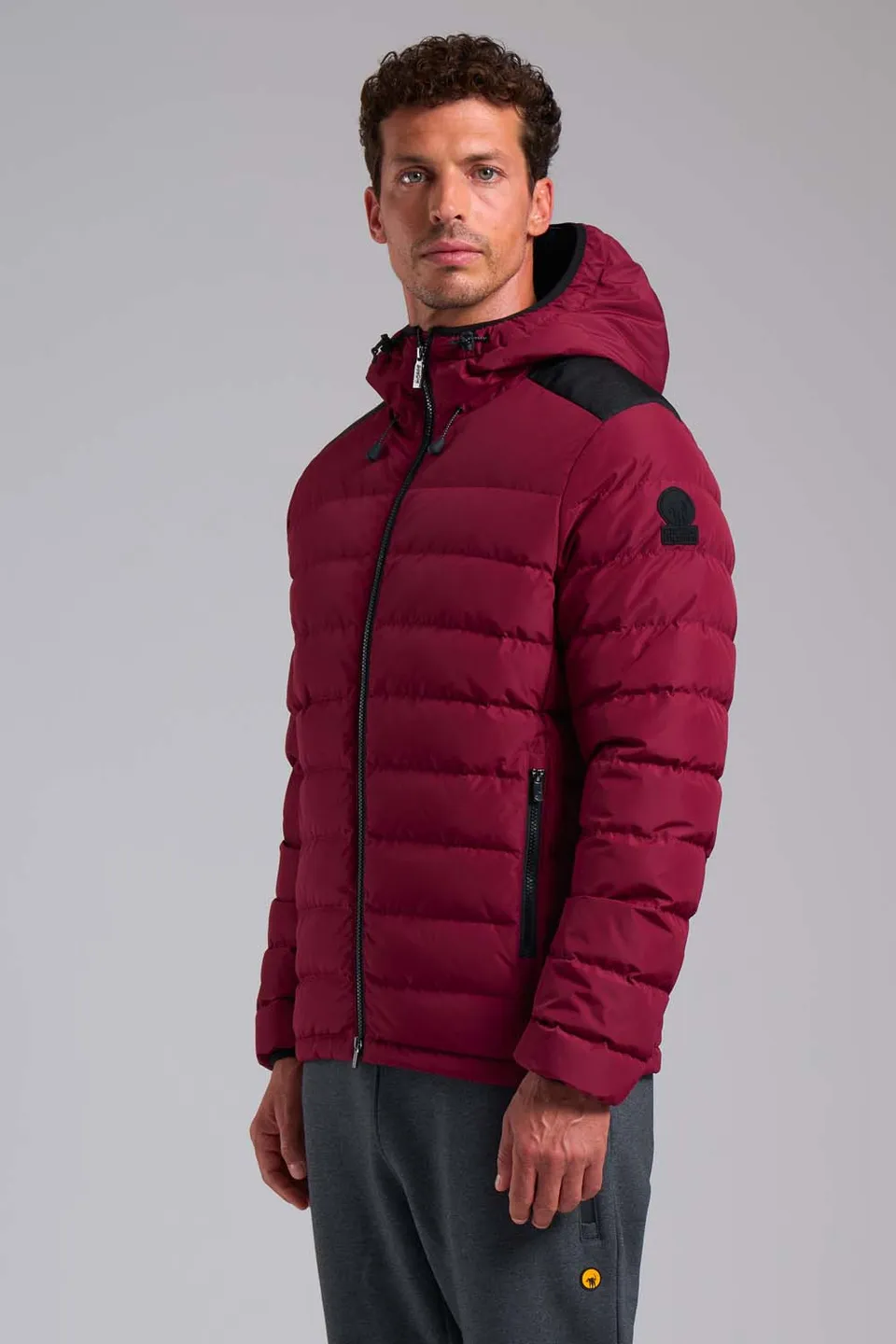 ciesse-outdoor-stevenson-daunenjacke-rot-kurz-mit-kapuze image 1