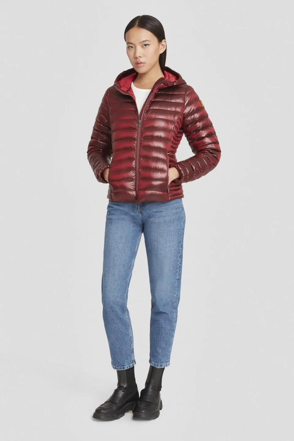 ciesse-outdoor-daunenjacke-rot-leicht-800-fill-kapuze image 1