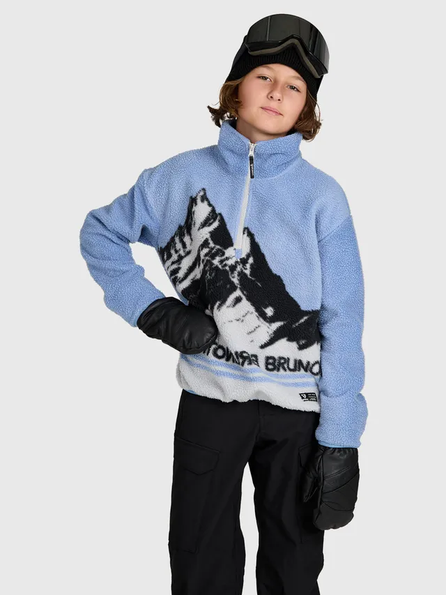 brunotti-reggios-fleece-jungen-flint-stone-urban-loose-fit image 1
