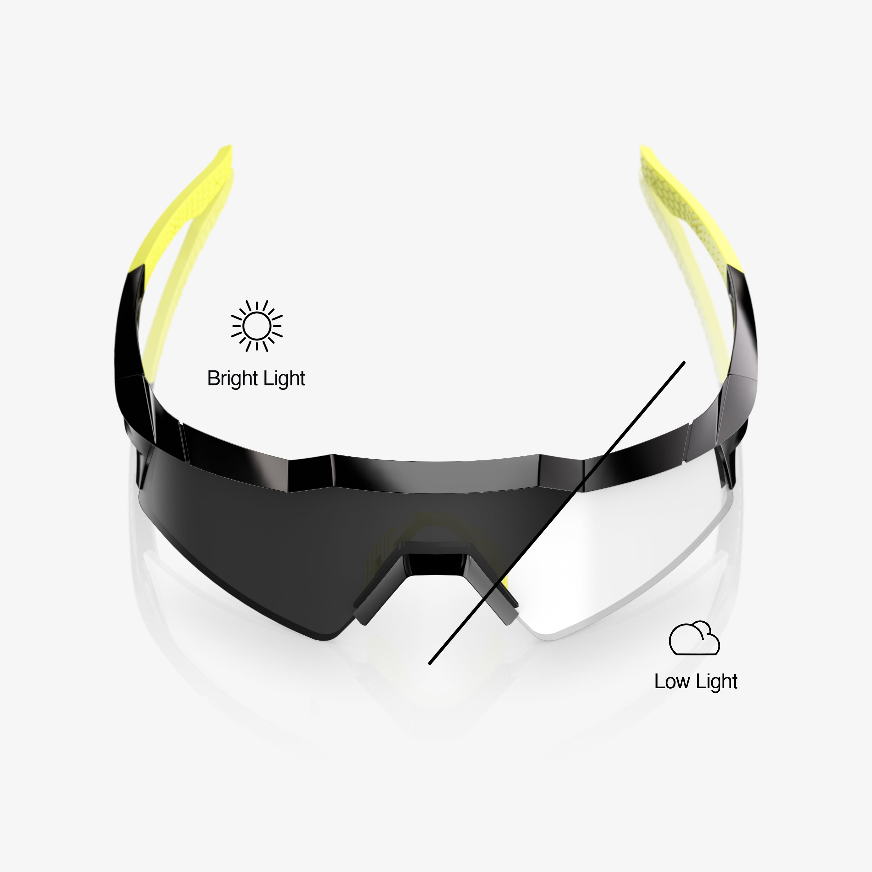 100-speedcraft-sl-sportbrille-gloss-black-photochromatisch image 4