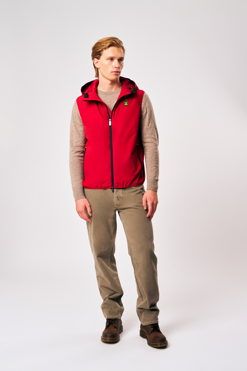 ciesse-outdoor-kenzen-steppweste-rot-kapuze-herren image 1