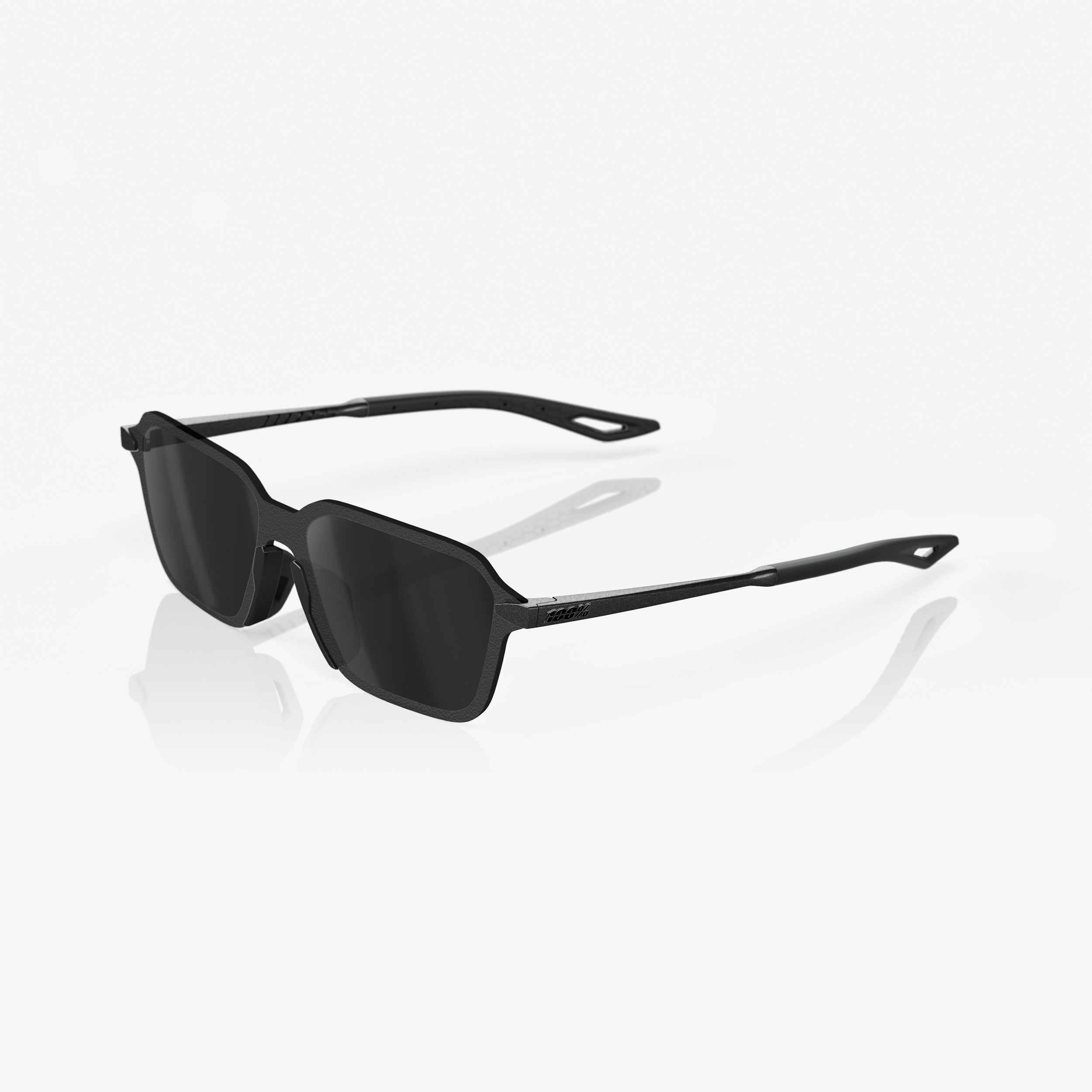 100-legere-trap-sonnenbrille-matte-gunmetal-black-mirror image 1