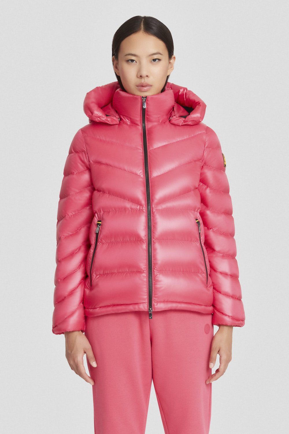 ciesse-outdoor-piumini-daunenjacke-kurz-pink-mit-kapuze image 2