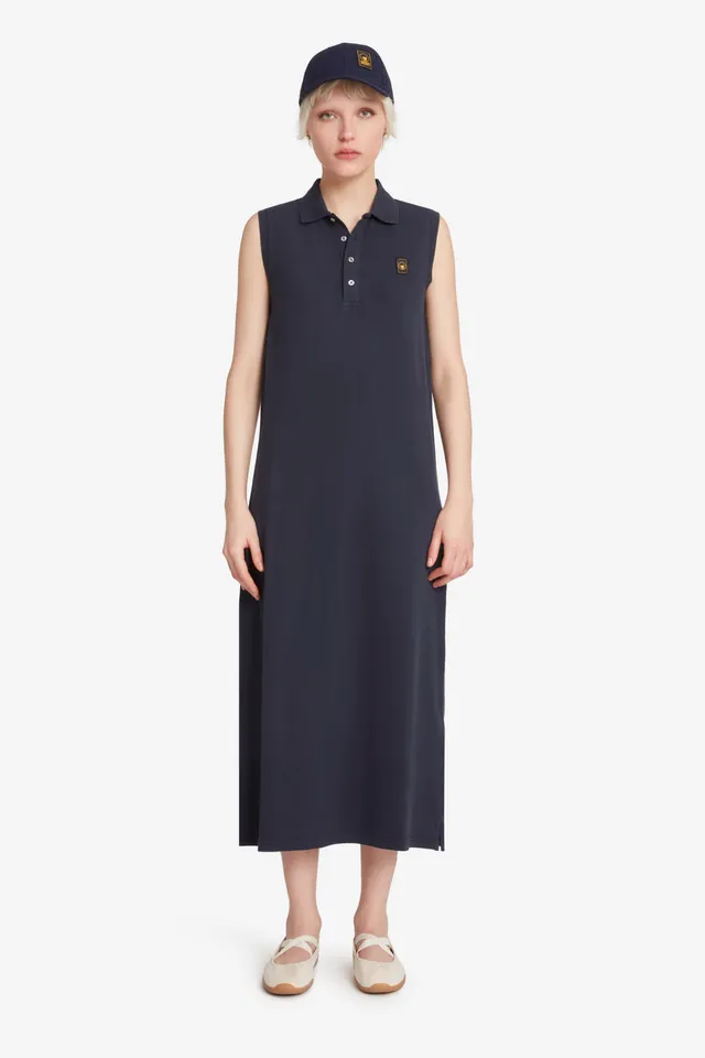 ciesse-outdoor-sabi-kleid-dunkelblau-rmellos-baumwolle image 1