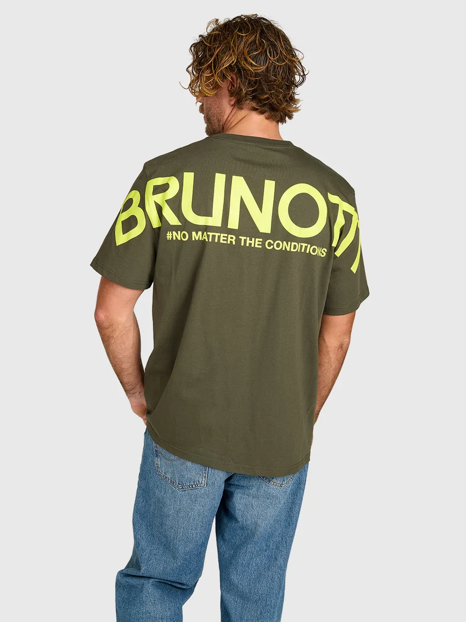 brunotti-barros-herren-t-shirt-deep-green-baumwolle-basic image 1