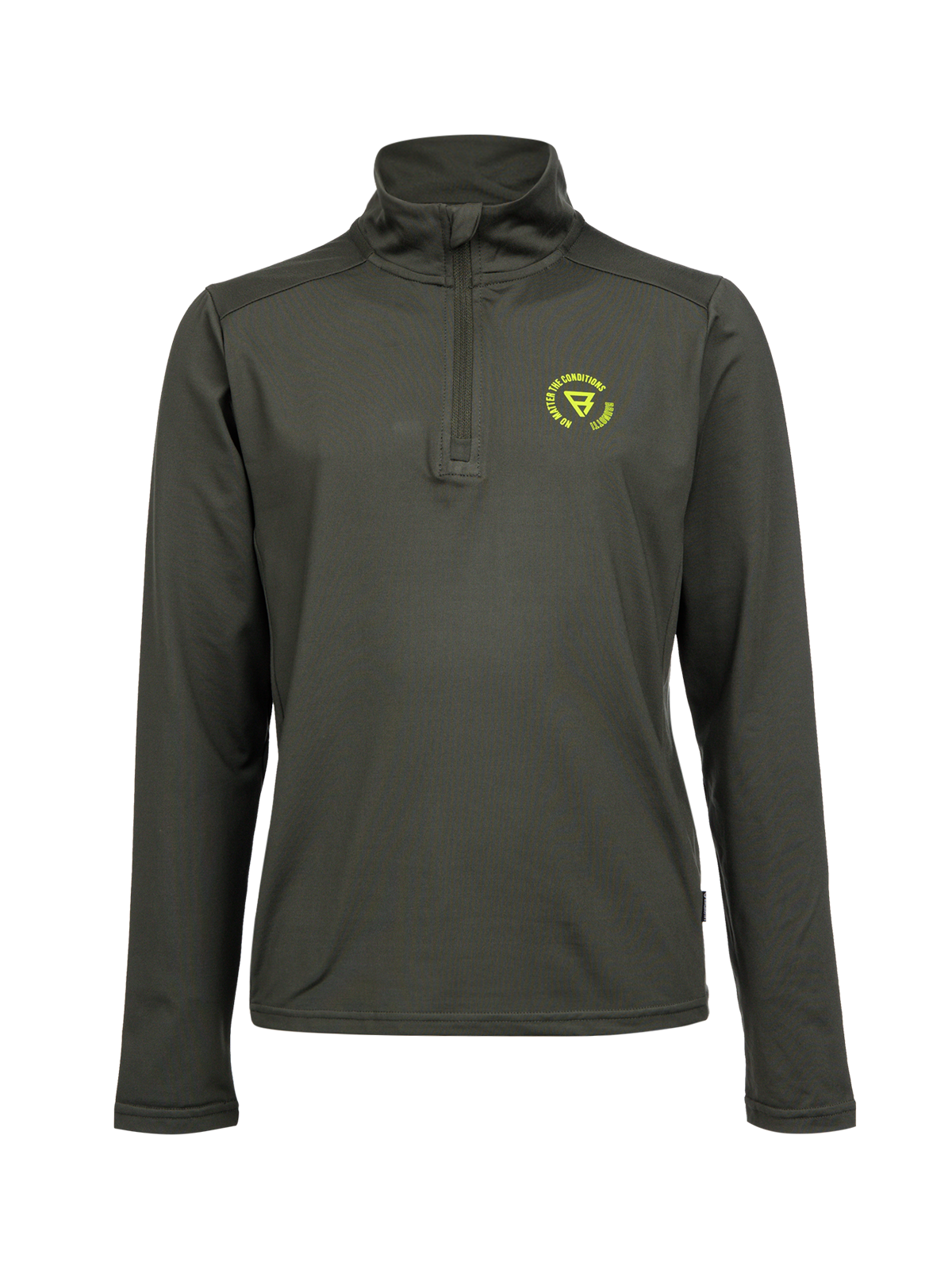 brunotti-toriny-jungen-fleece-deep-green-polyesterpullover image 1