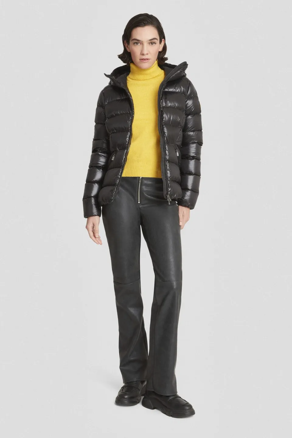 ciesse-outdoor-piumini-daunenjacke-schwarz-kapuze-90-10-daune image 1
