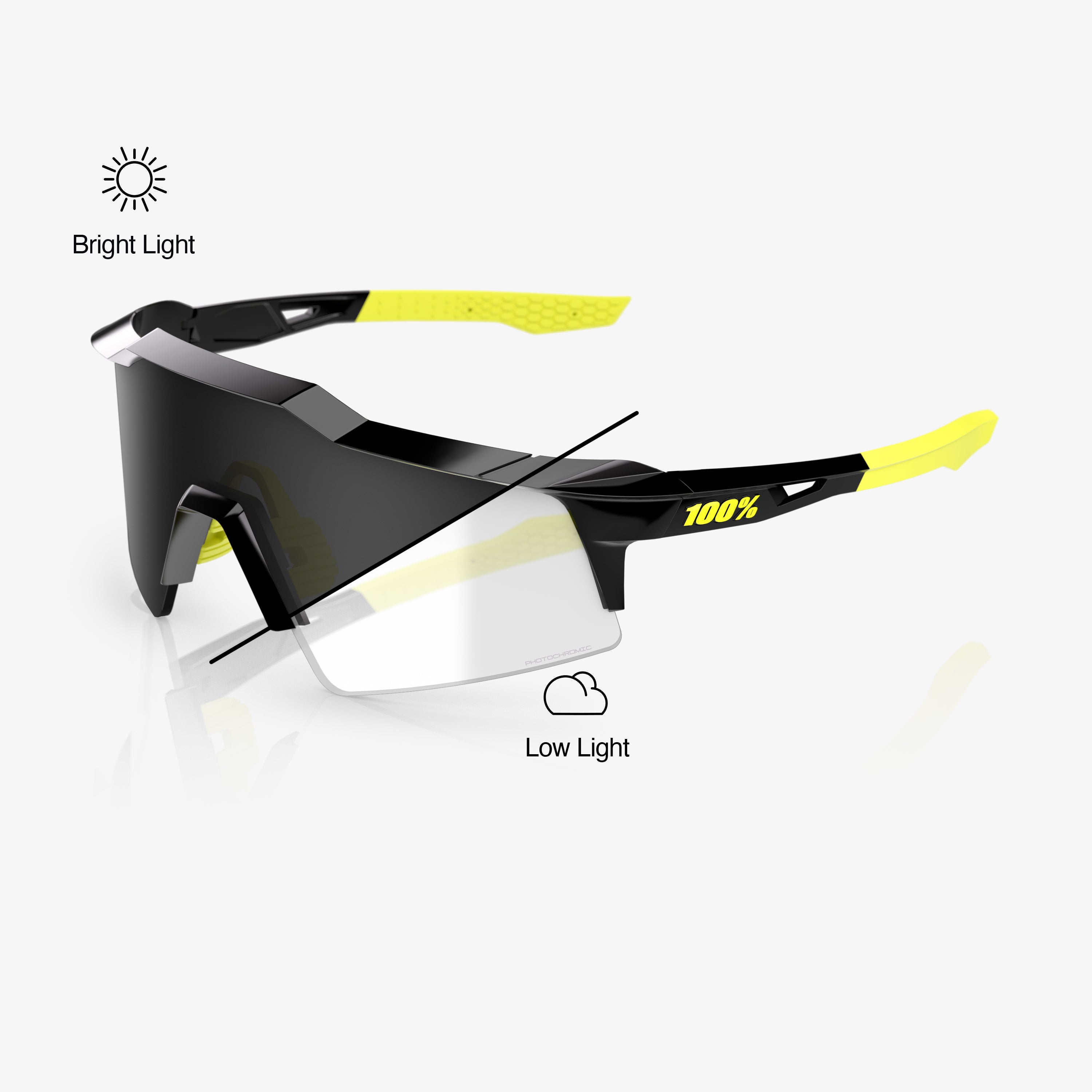 100-speedcraft-sl-sportbrille-gloss-black-photochromatisch image 1