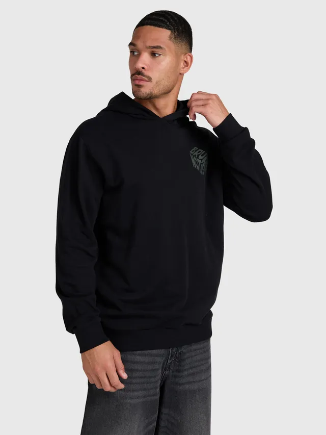 brunotti-mynne-herren-hoodie-schwarz-aus-baumwolle image 1