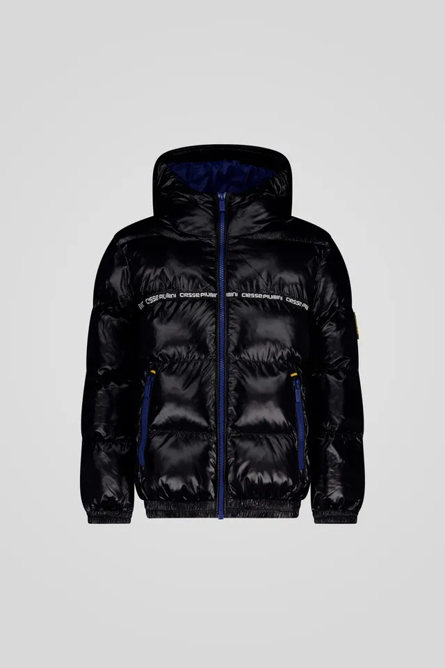 ciesse-piumino-daunenjacke-unisex-schwarz-mit-kapuze image 1