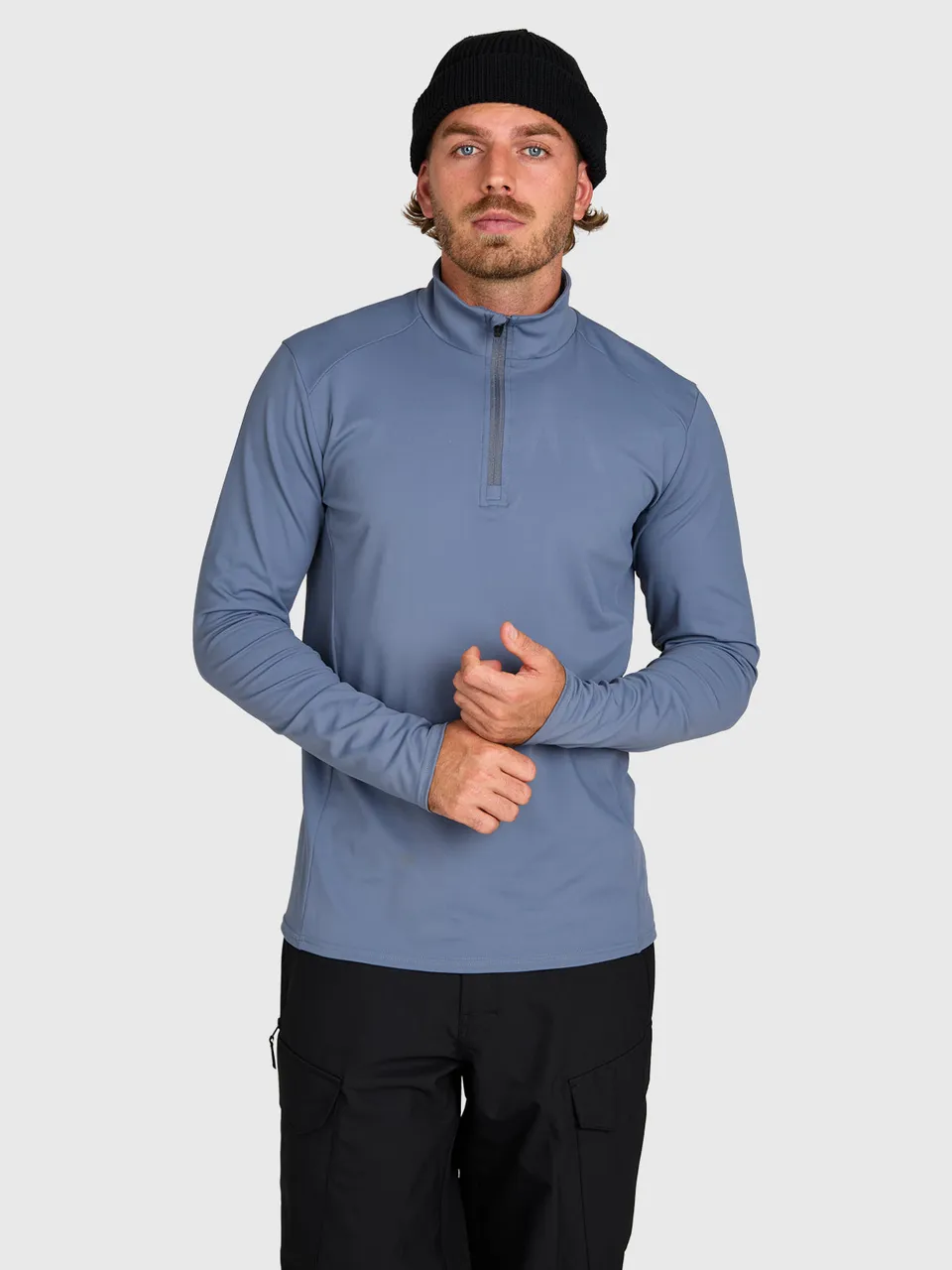 brunotti-mano-fleecejacke-herren-grey-sky-midlayer image 1