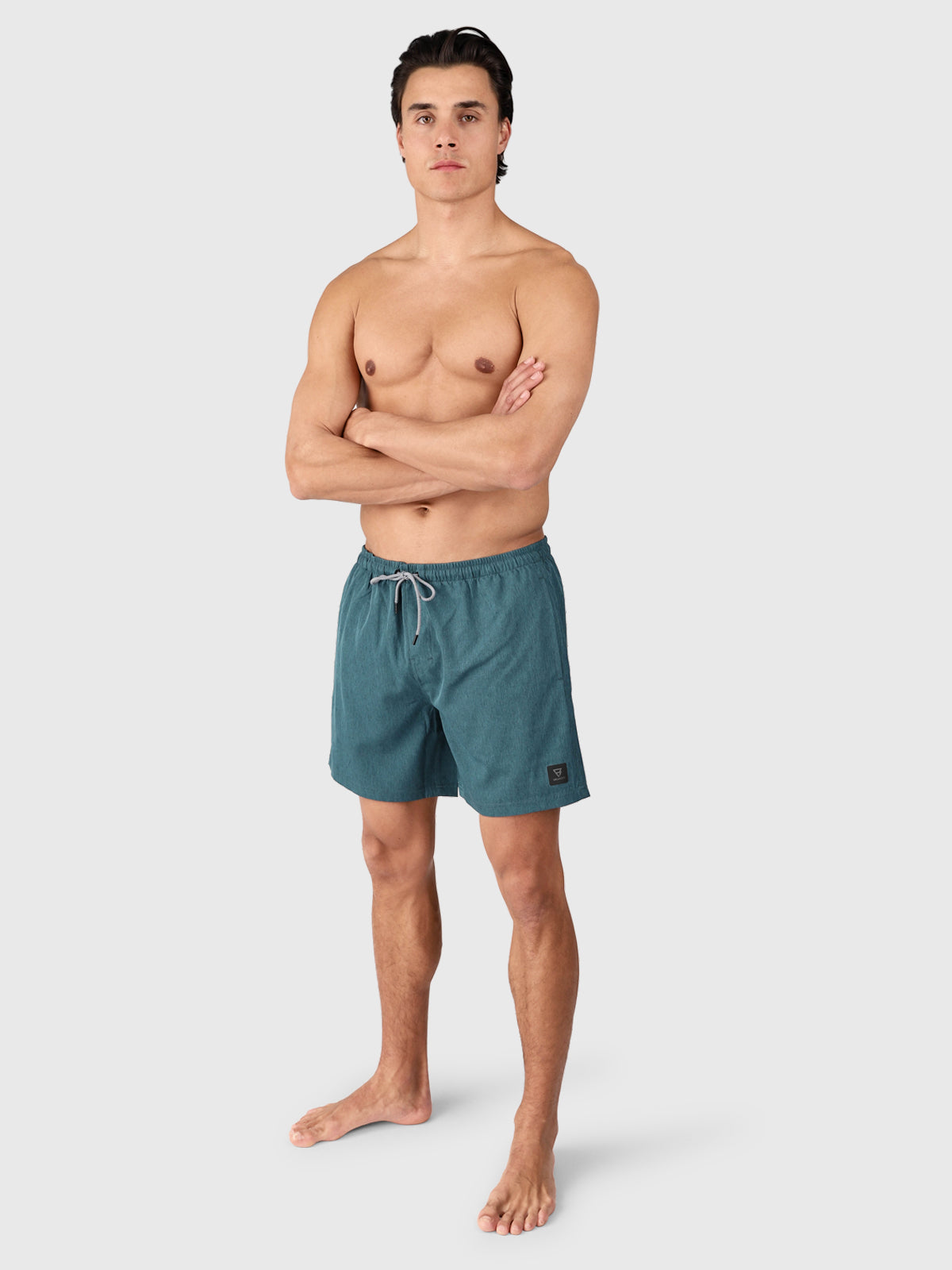 brunotti-volleyer-badeshorts-herren-fuel-green-polyester-stretch image 6