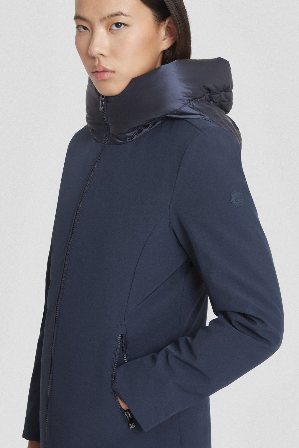 ciesse-outdoor-winterjacke-lang-blau-daune-80-20 image 3