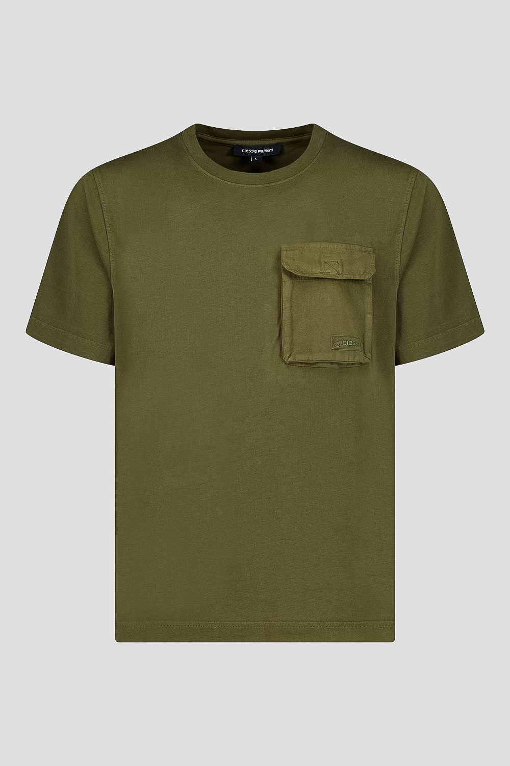 ciesse-outdoor-t-shirt-t-shirt-gr-n-baumwolle-brusttasche image 3