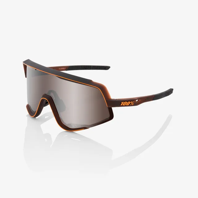100-glendale-sonnenbrille-matte-brown-hiper-silver-mirror image 1
