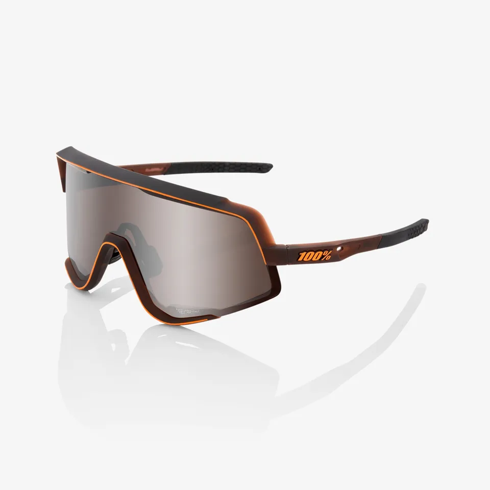 100-glendale-sonnenbrille-matte-brown-hiper-silver-mirror image 1